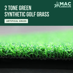 2 Tone Green Artificial Synthetic Golf Grass - Tool Market