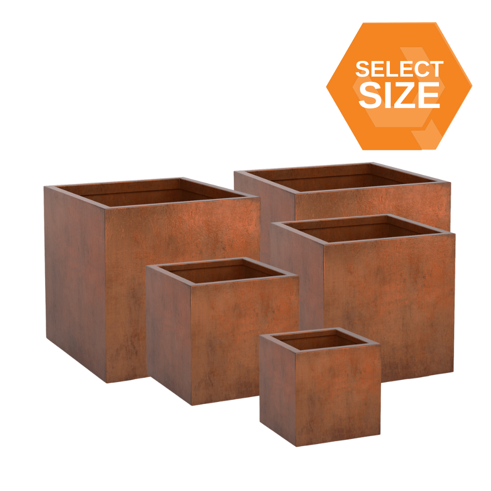 Corten Steel Cubic Planter Bundle - Tool Market