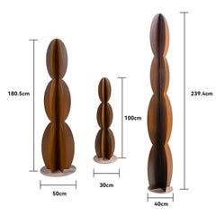 Eclipse Modern Corten Steel Sculpture Set - Tool Market