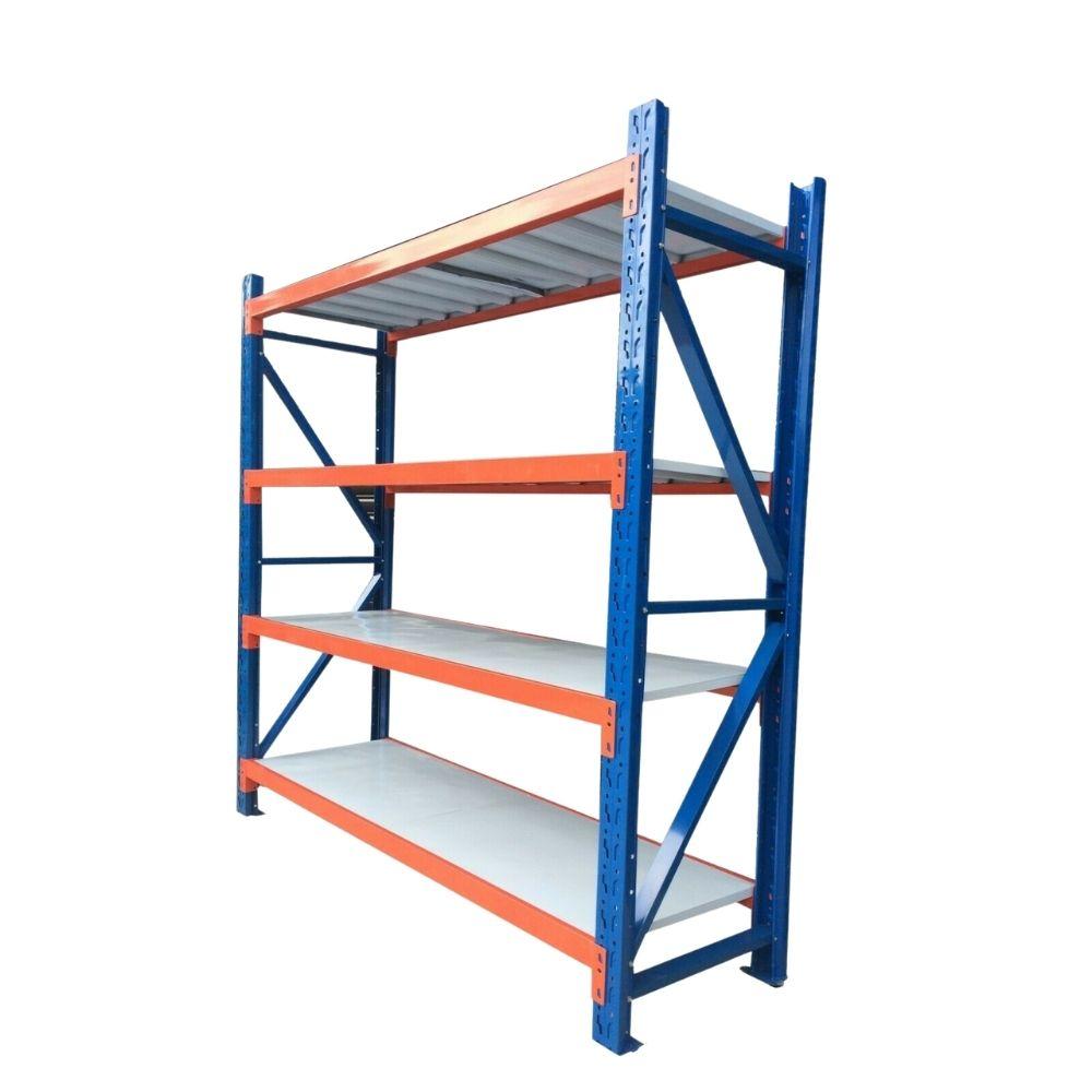 Heavy Duty Warehouse Garage Storage H2000 x L2000 x D600mm Steel Shelving Unit - 1000kg - Tool Market