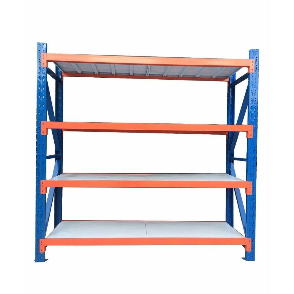 Heavy Duty Warehouse Garage Storage H2000 x L2000 x D600mm Steel Shelving Unit - 1000kg - Tool Market