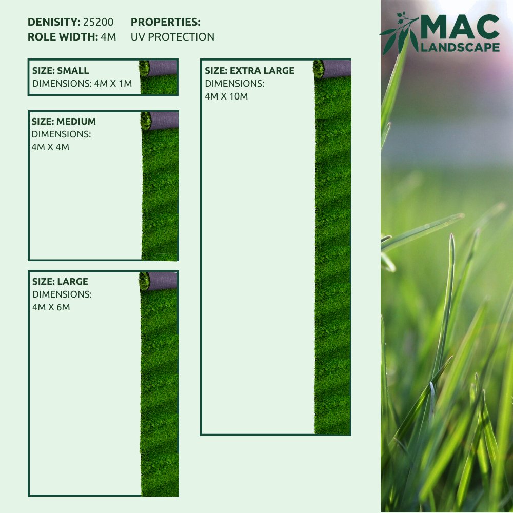 Oasis Green Artificial Synthetic Grass 40MM - Tool Market