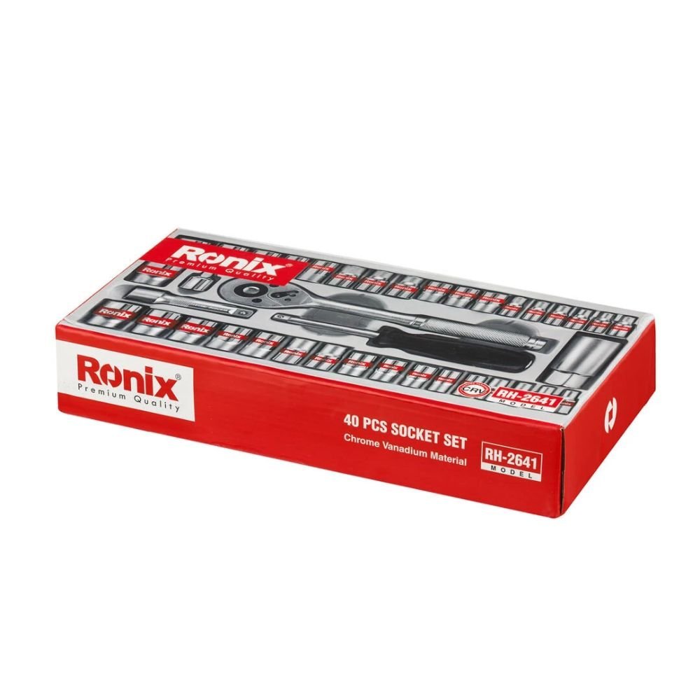 Ronix 40 Piece Socket Set RH - 2641 - Tool Market