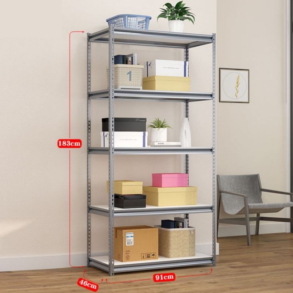 Corrosion Protected Steel 1830 x 910 x 410mm 5 Tier Shelving Unit - Tool Market