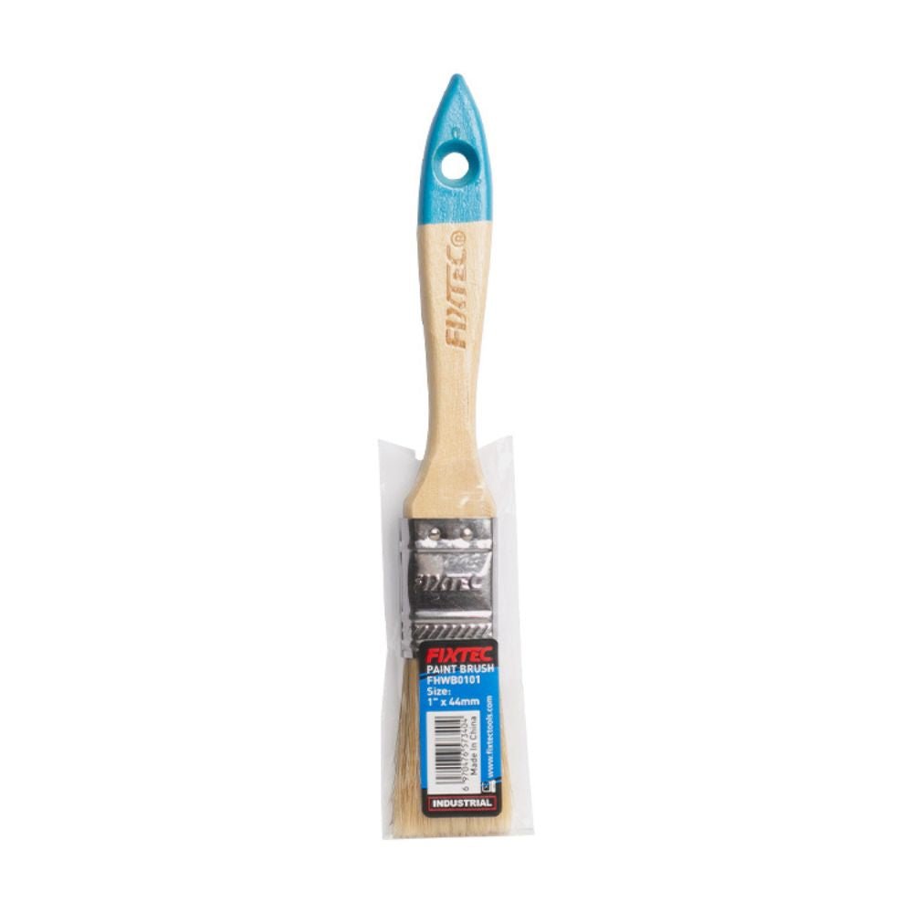 Fixtec 25x44mm Wooden Handle Paint Brush FHWB0101 - Tool Market