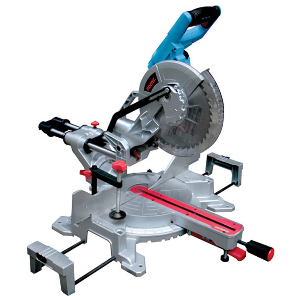 Fixtec Lasercut 255mm 1800W Sliding Compound Mitre Saw FMS25502 - Tool Market