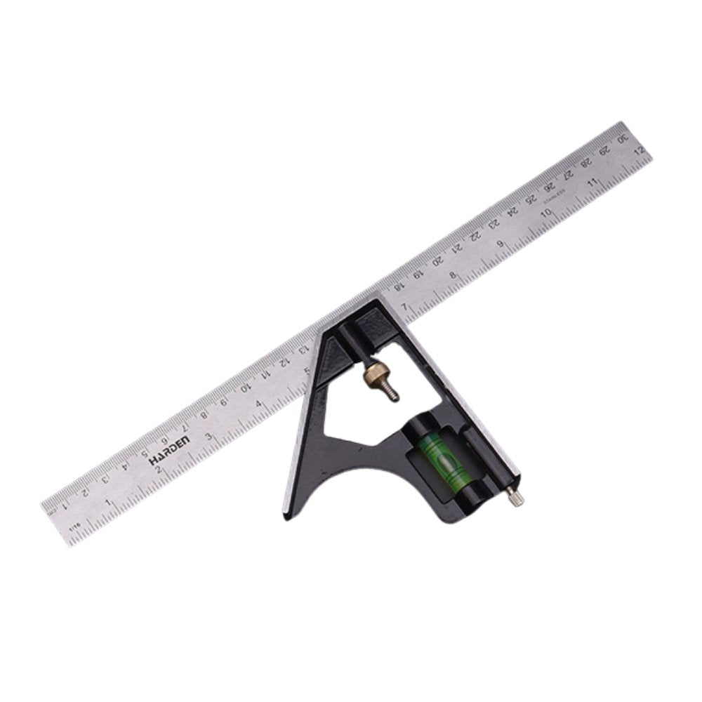 Harden 300mm Combination Square with Aluminium Base 580720 - Tool Market