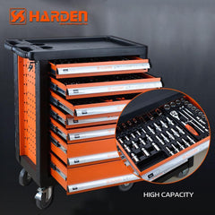 Harden Pro 7 Drawers Roller Cabinet with Brake 520605 - Tool Market