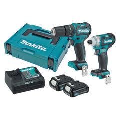 Makita CLX205SAJ 12V Max 2.0Ah Li-ion CXT Cordless Brushless 2 Pcs Combo Kit - Tool Market