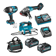 Makita DK0146X1 40V 4.0Ah Li-ion Cordless Brushless XGT 3 Piece Combo Kit - Tool Market