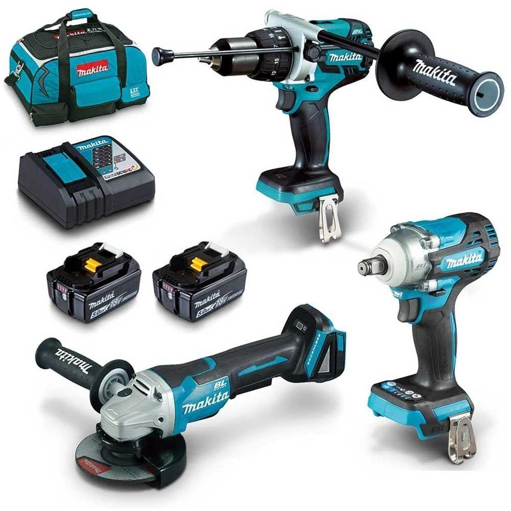 Makita DLX3150TX1 18V 5.0Ah Li-ion Cordless Brushless 3 Piece Combo Kit - Tool Market