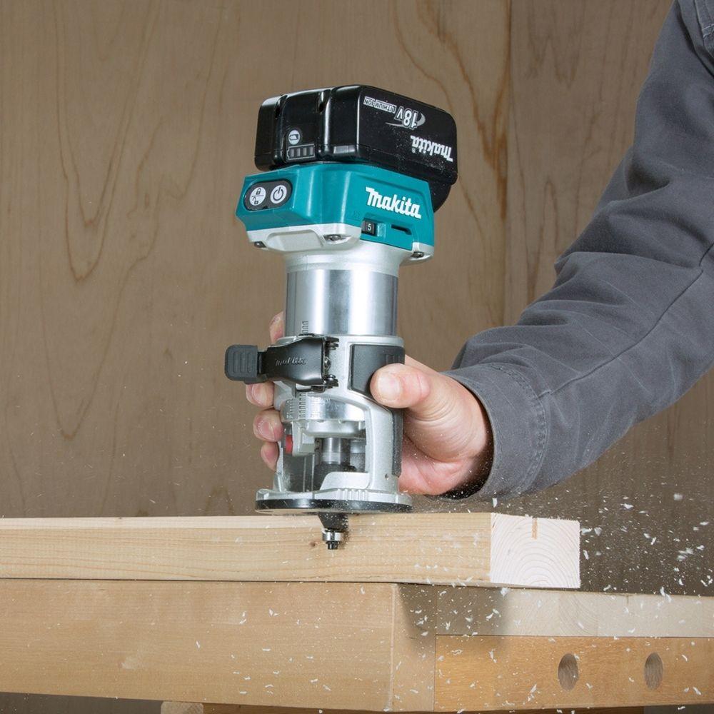 Makita DRT50Z 18V Li ion Cordless Brushless Laminate Trimmer Router