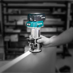 Makita DRT50Z 18V Li-ion Cordless Brushless Laminate Trimmer Router - Skin Only - Tool Market