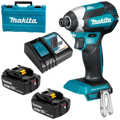 Makita DTD153RTE 18V 5.0Ah Li-Ion Cordless Brushless Impact Driver Combo Kit - Tool Market