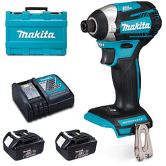 Makita DTD154RFE 18V 3.0Ah Li-ion Cordless Brushless Heavy Duty Impact Driver Combo Kit - Tool Market