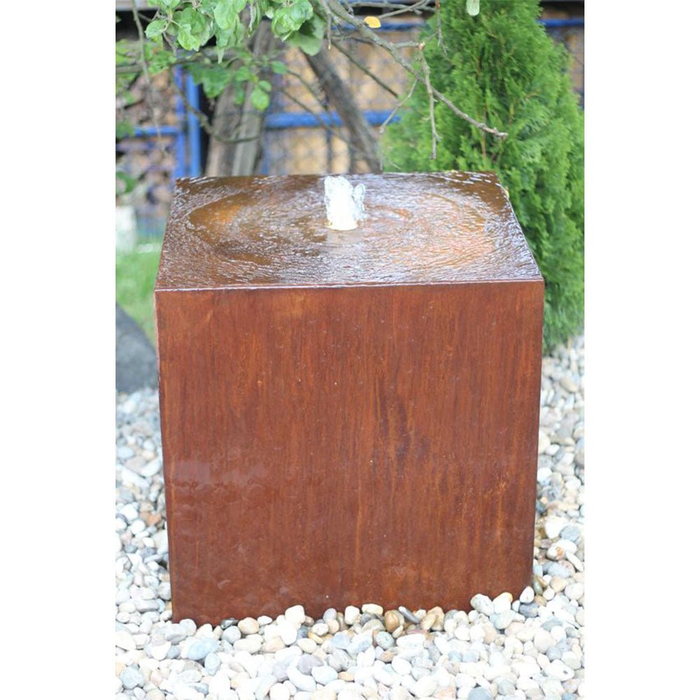 Modern Rusted Corten Steel Fountain - Tool Market