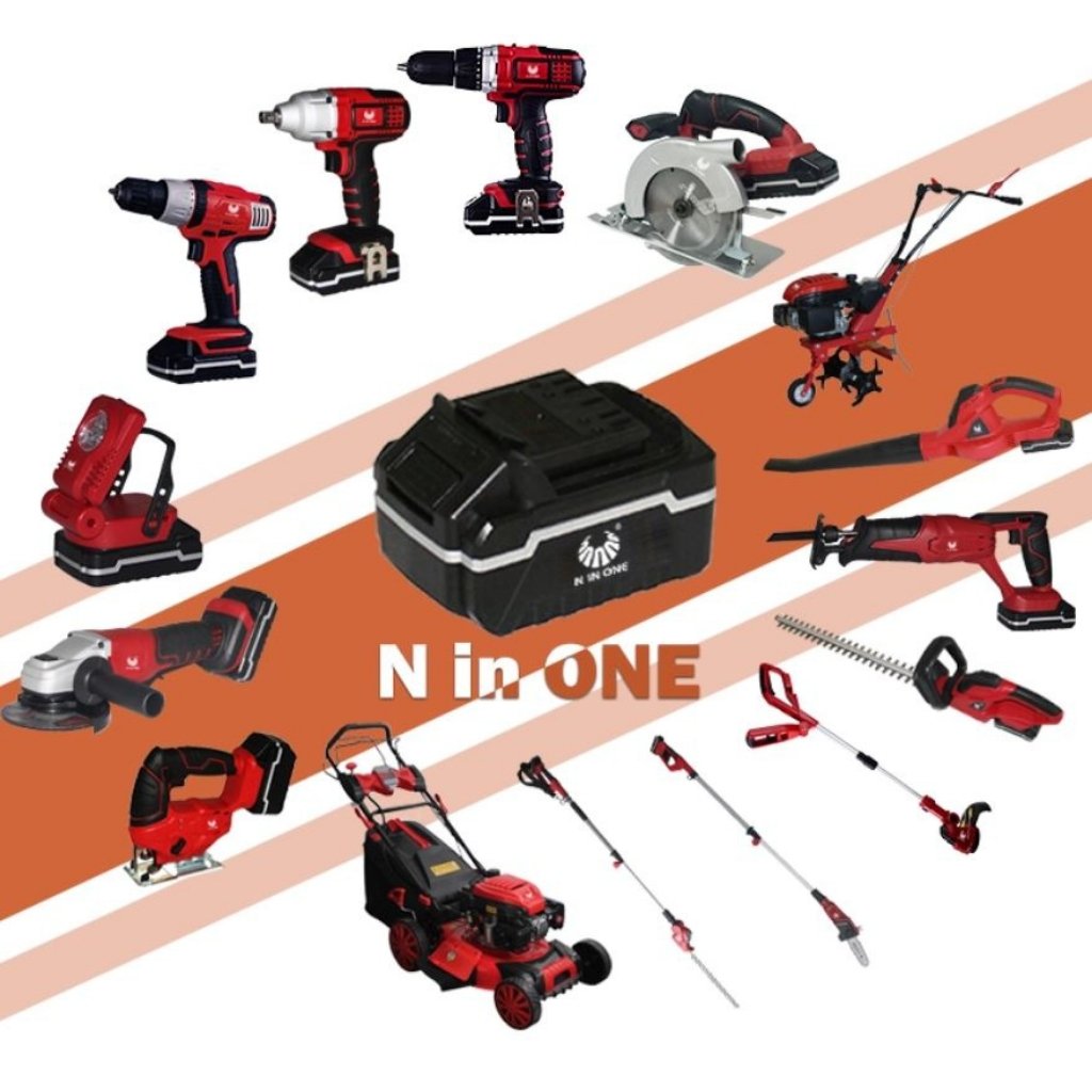 N in One 18V 4.0Ah Lithium Battery and Fast Charger - Tool Market