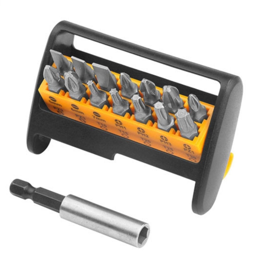 Tolsen 15 Piece Screwdriver Bit Set 20365 - Tool Market