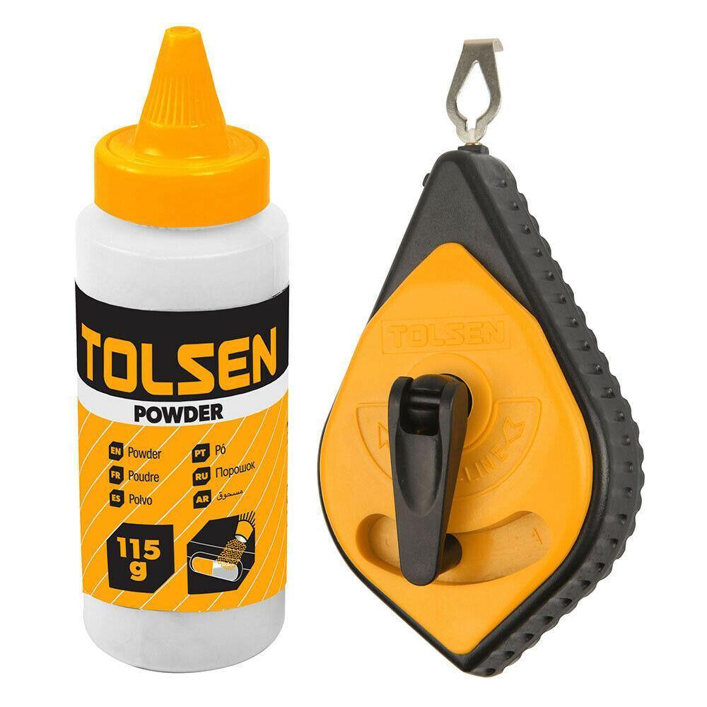 Tolsen 30m Chalk Line Reel Set - Tool Market