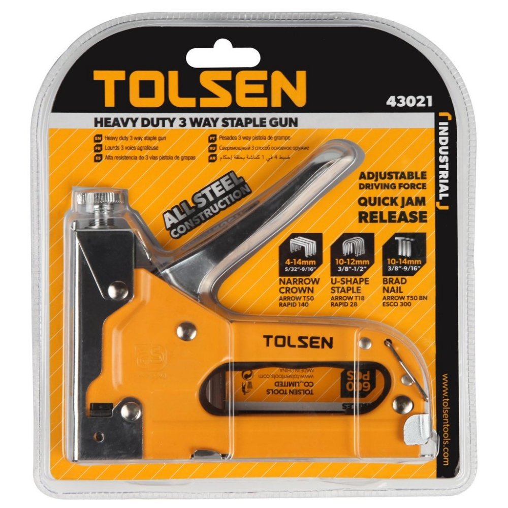 Tolsen Heavy Duty 3 Way Staple Gun - Tool Market