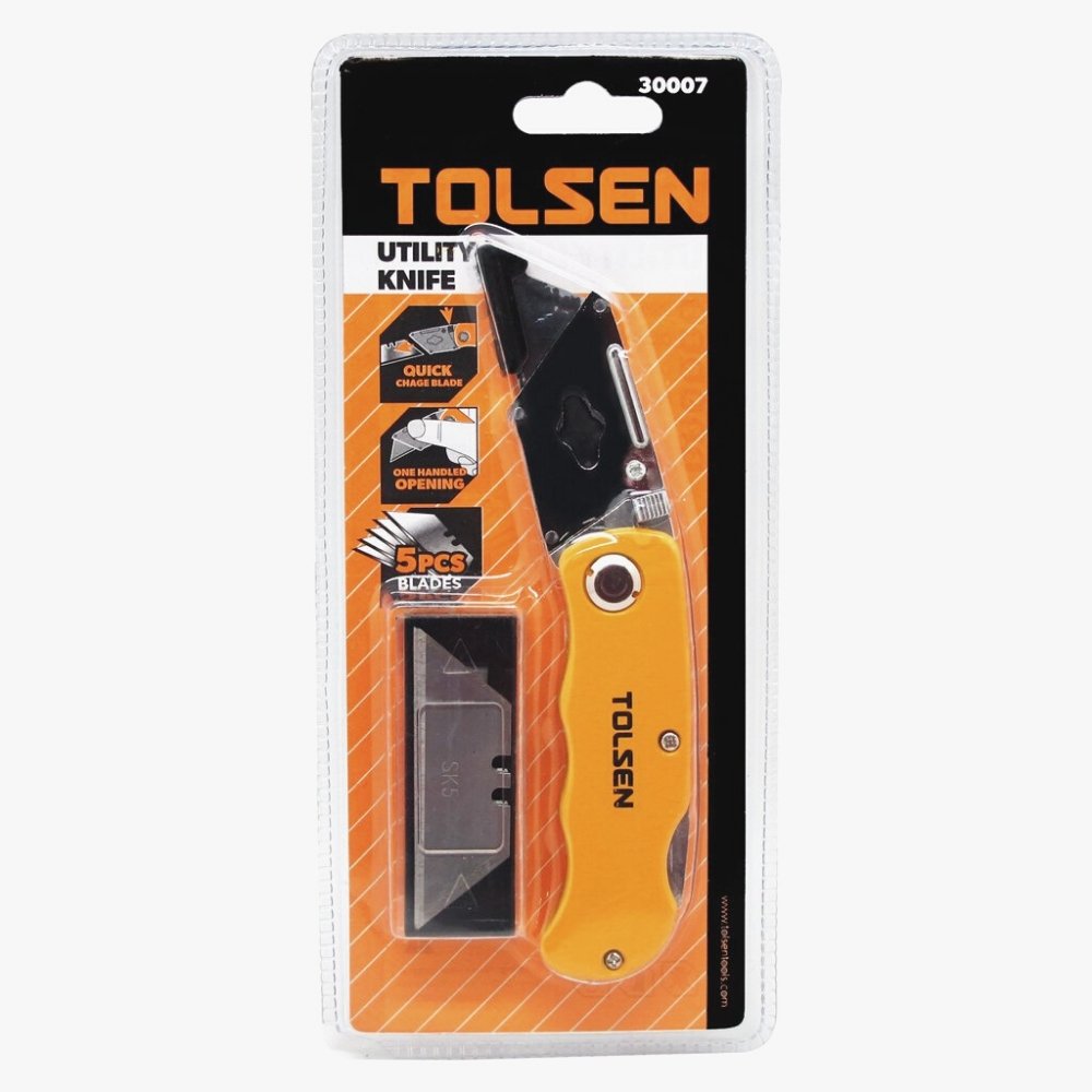 Tolsen Ultra Light Zinc Utility Knife - Tool Market