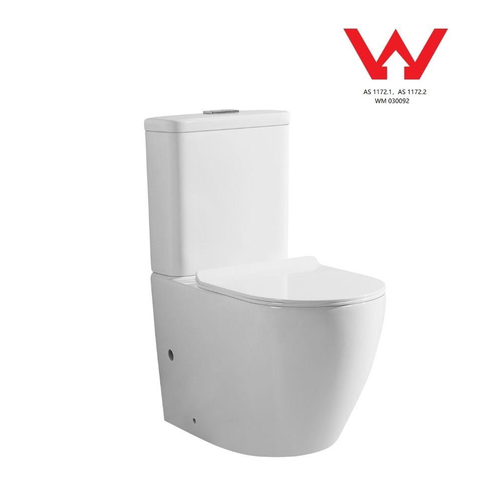 Troya Amazon Rimless 4.5/3L Back To Wall Toilet Suite - Tool Market