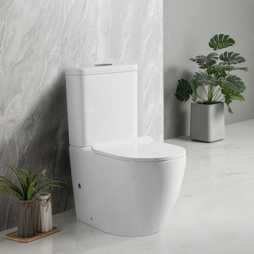 Troya Amazon Rimless 4.5/3L Back To Wall Toilet Suite - Tool Market