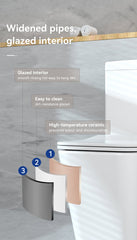 Troya Salto In-Wall Toilet Suite - Tool Market